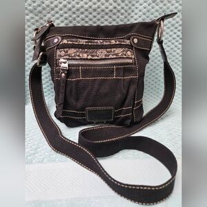 Fossil Black Vintage Crossbody Bag